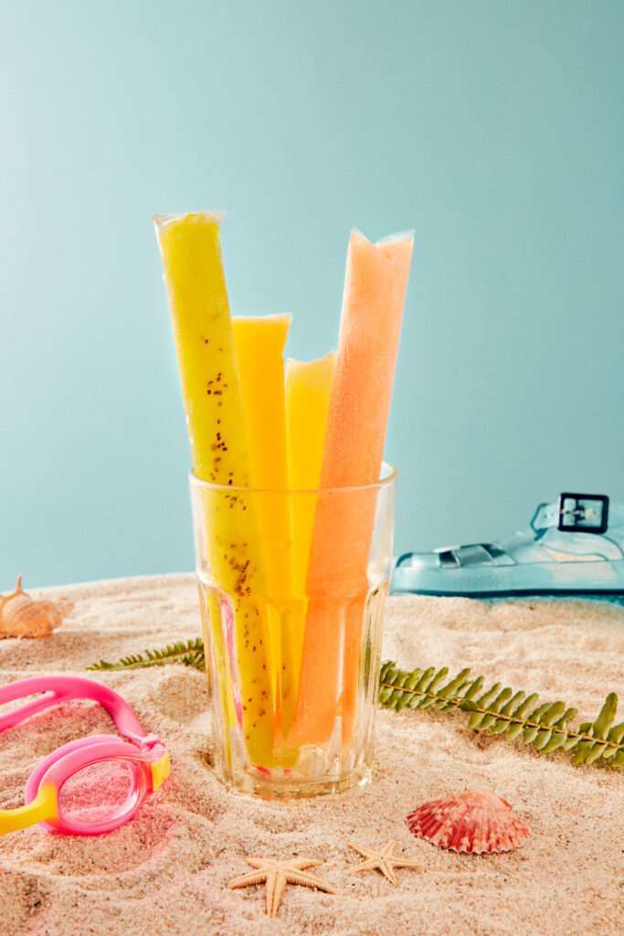 Peach Smoothie Popsicles